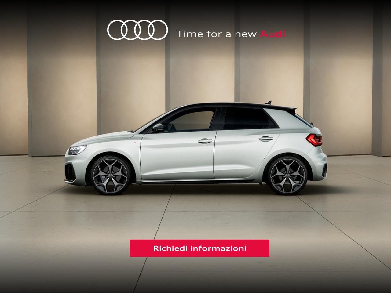 Audi A1 sportback 30 1.0 tfsi identity black 116cv s-tronic