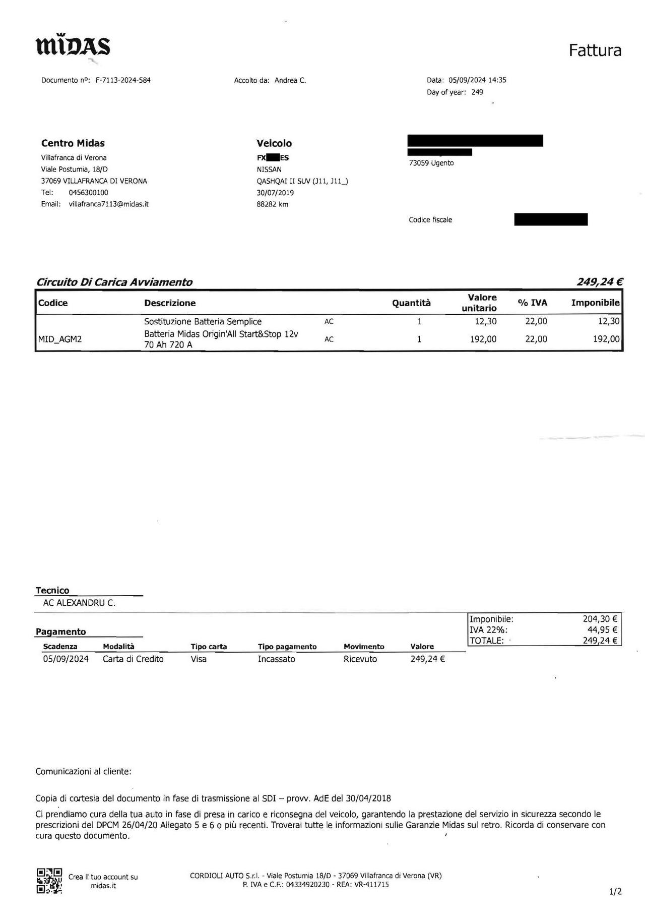 Nissan Qashqai 1.5 dCi 115 CV N-Connecta