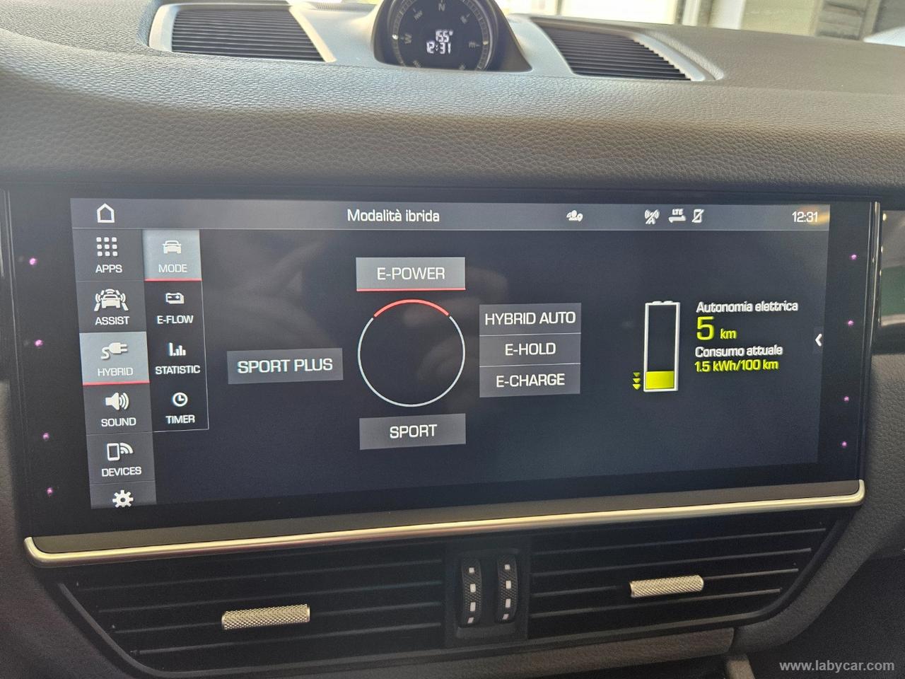 PORSCHE Cayenne 3.0 V6 E-Hybrid