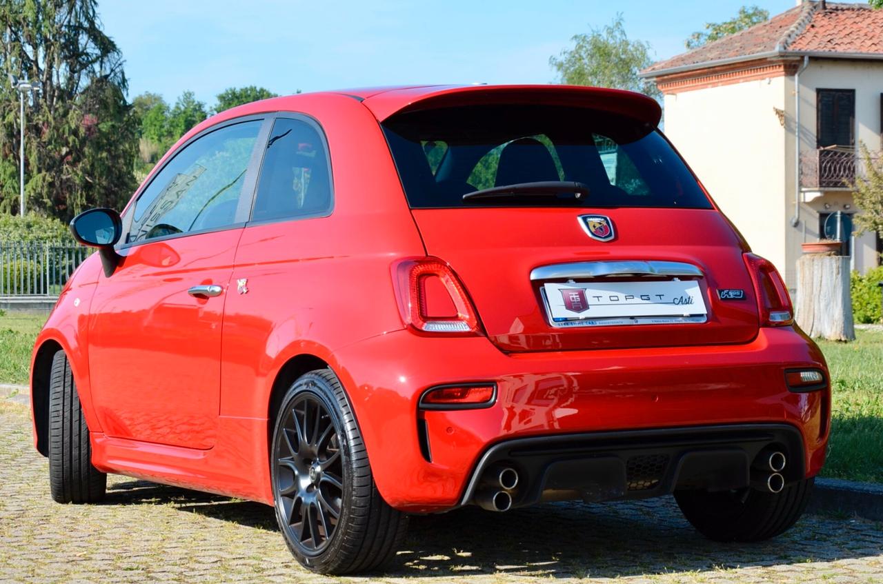 ABARTH F595 1.4 T-JET 165cv, UNICOPROPRIETARIO, SERVICE ABARTH, EURO 6D, ROSSO OFFICINA, RECORD MONZA, APPLE ANDROID, PERMUTE