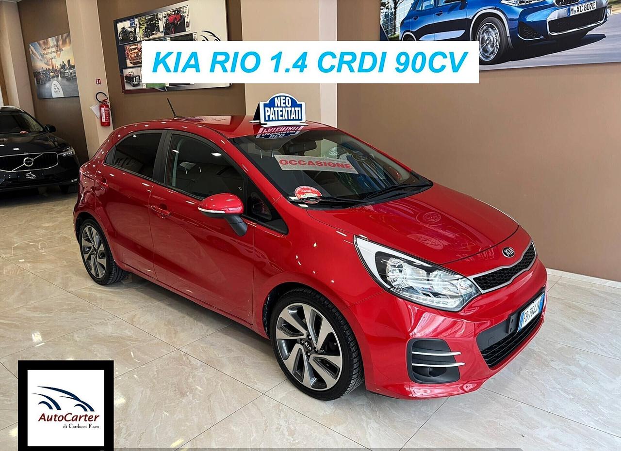Kia Rio 1.4 DIESEL 90CV *solo 107.000 km certif*