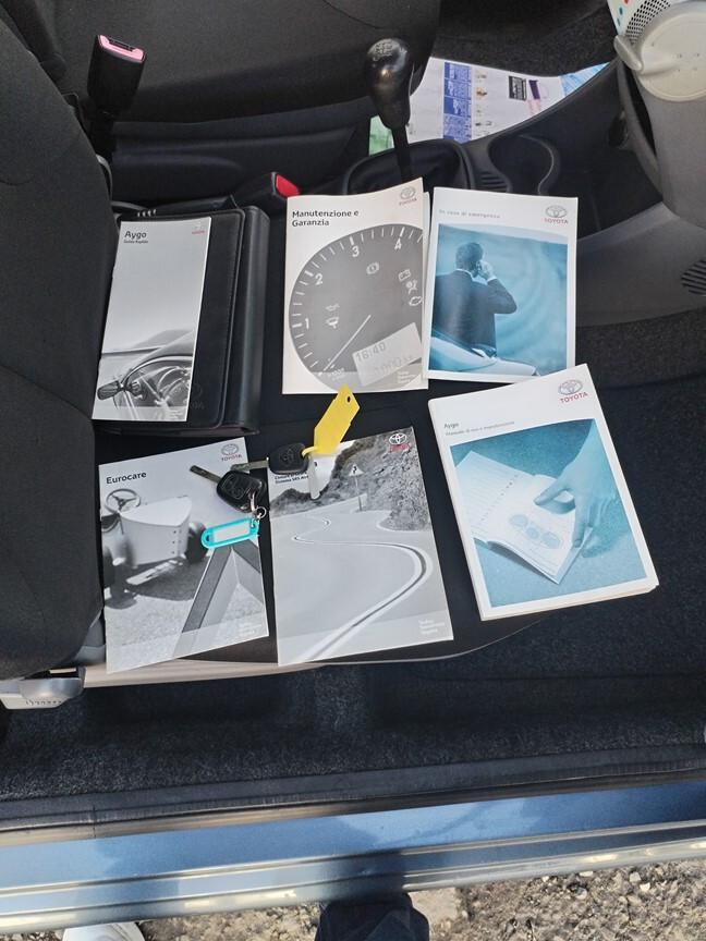 TOYOTA AYGO 1.0 VVT 3 P 167000KM 2009 CONSEGNA TAGLIANDATA