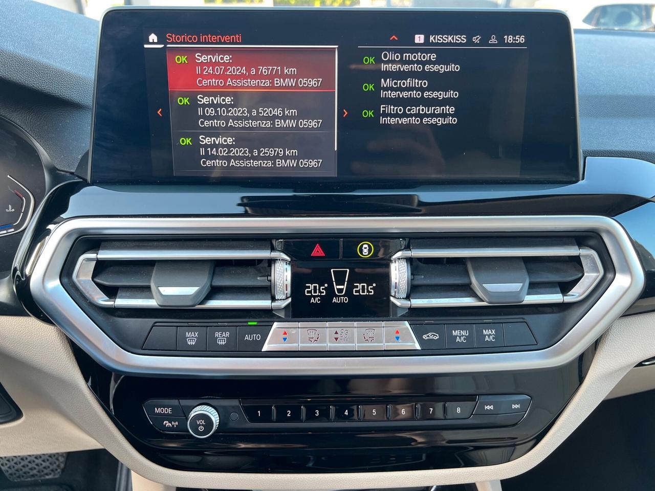 Bmw X3 xdrive20d 190cv mhev 48V auto X-LINE PERFETTA!!