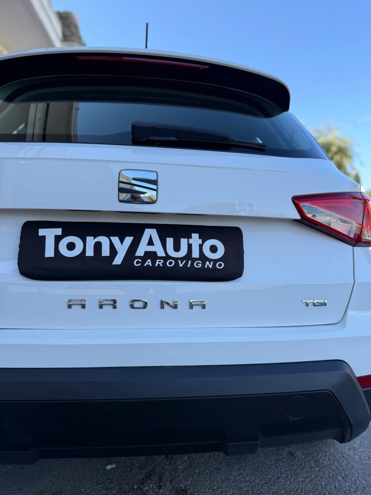 Seat Arona 1.0 tgi BENZMETANO 90cv FULL LINK,BLUETOOTH,USB,KM CERTIFICATI SEAT,UNI PROPRIETARIO