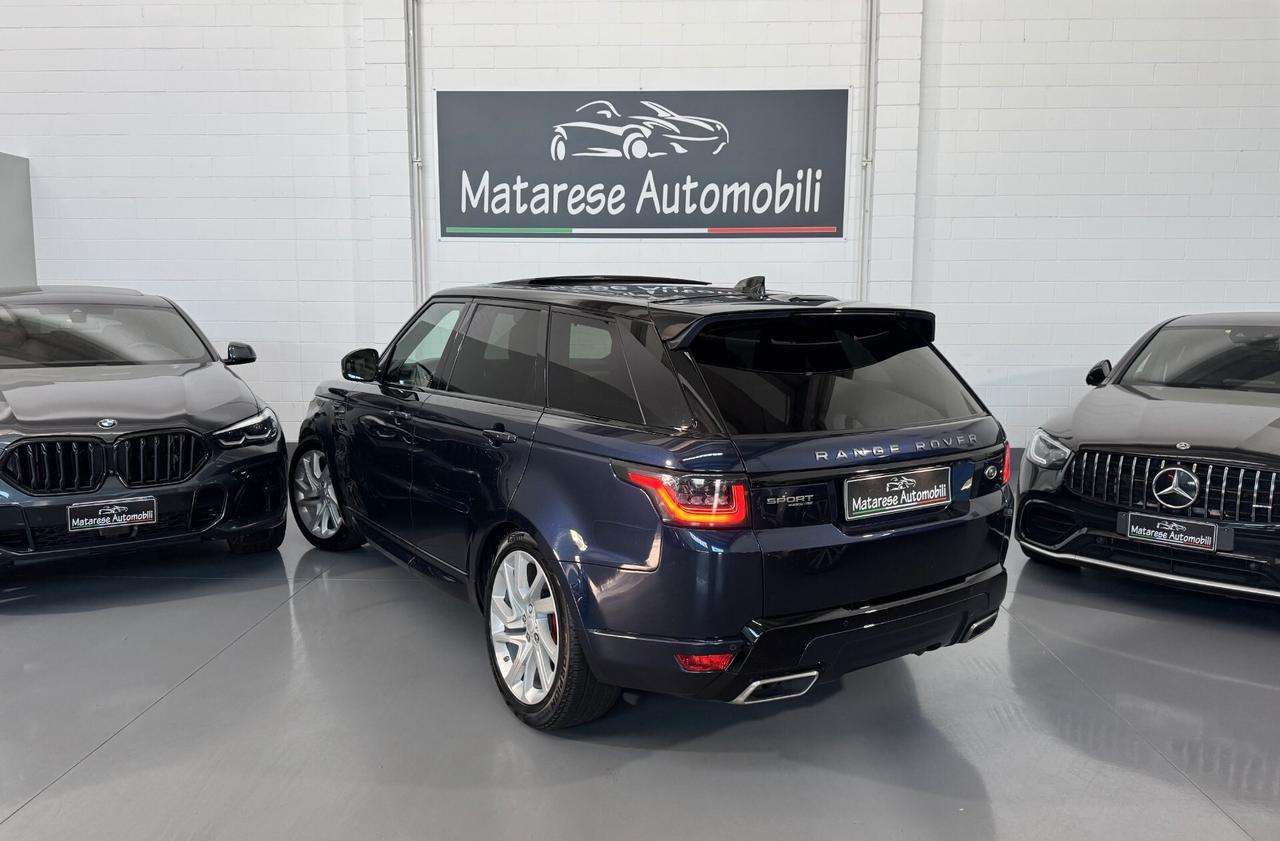 Land Rover Range Rover Sport HSE P400e Dynamic PHEV 2.0cc 404cv Tagliandi ufficiali Tetto apribile Gancio Traino