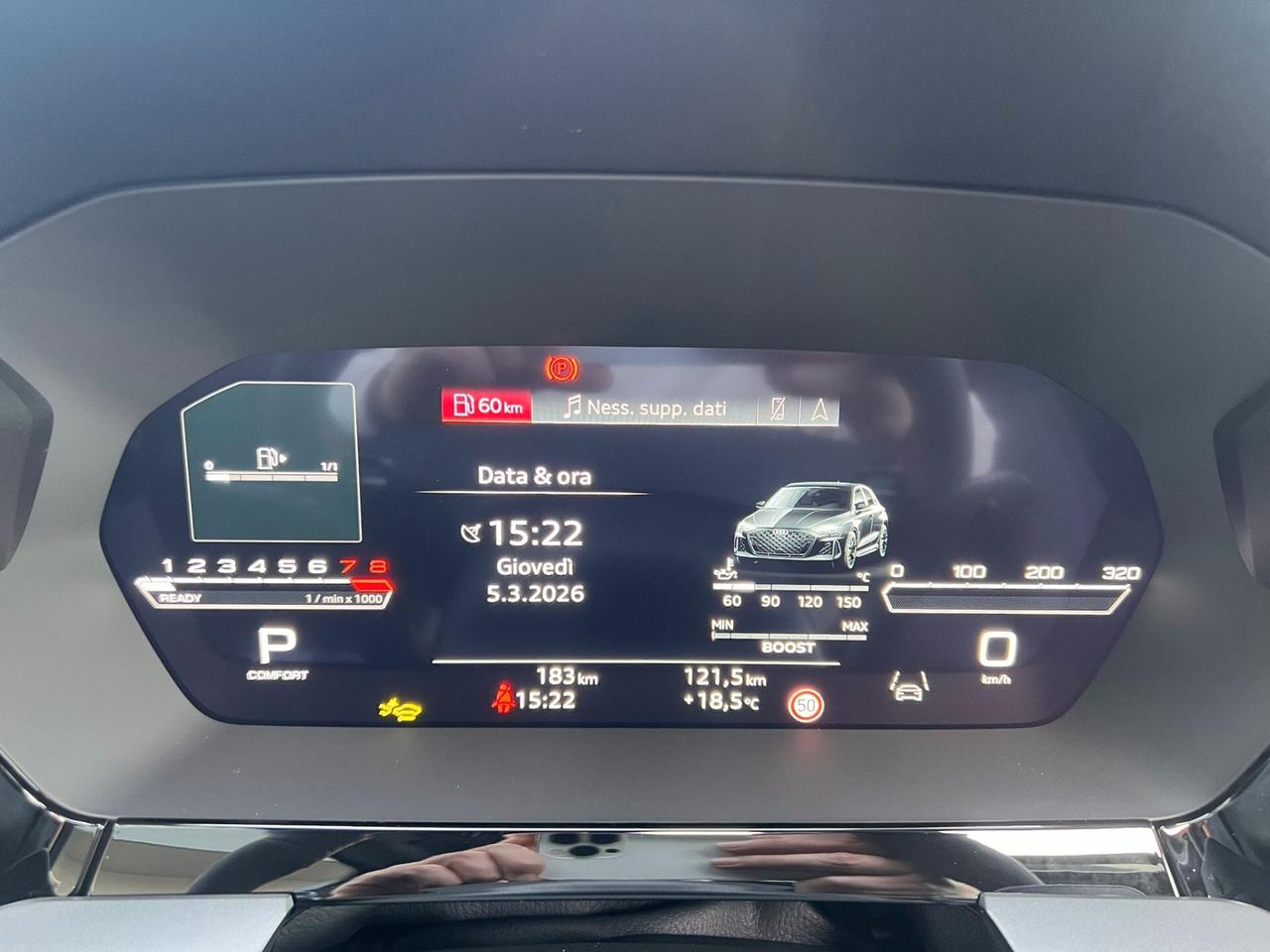 Audi RS3 ACCONTO €30.100 NOLEGGIO RISCATTO NO SCORING