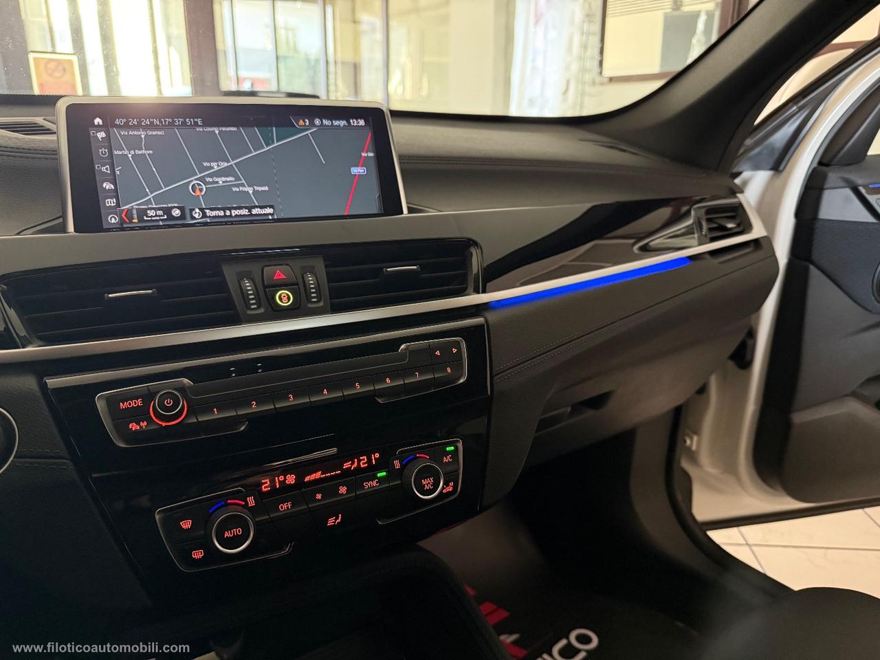 BMW X1 xDrive20d Msport AUTO KM 75.260 PACK TOTAL BLACK - CERCHI DA 19