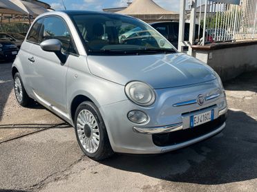 Fiat 500 1.2 Lounge TETTO PANORAMICO KM CERTIFICATI 2011