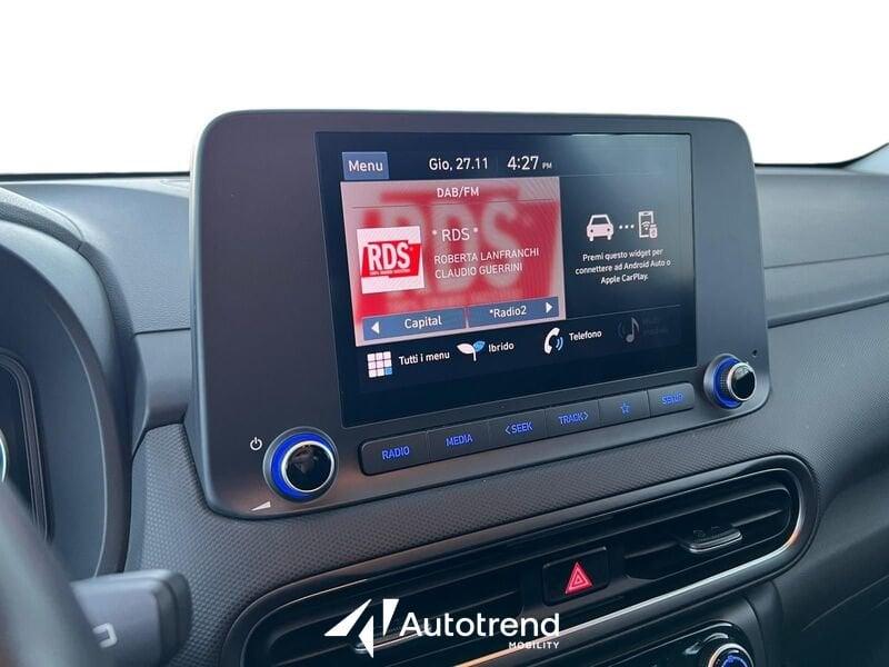 Hyundai Kona 1.6 Hybrid 141 CV HEV Automatica DCT XLine