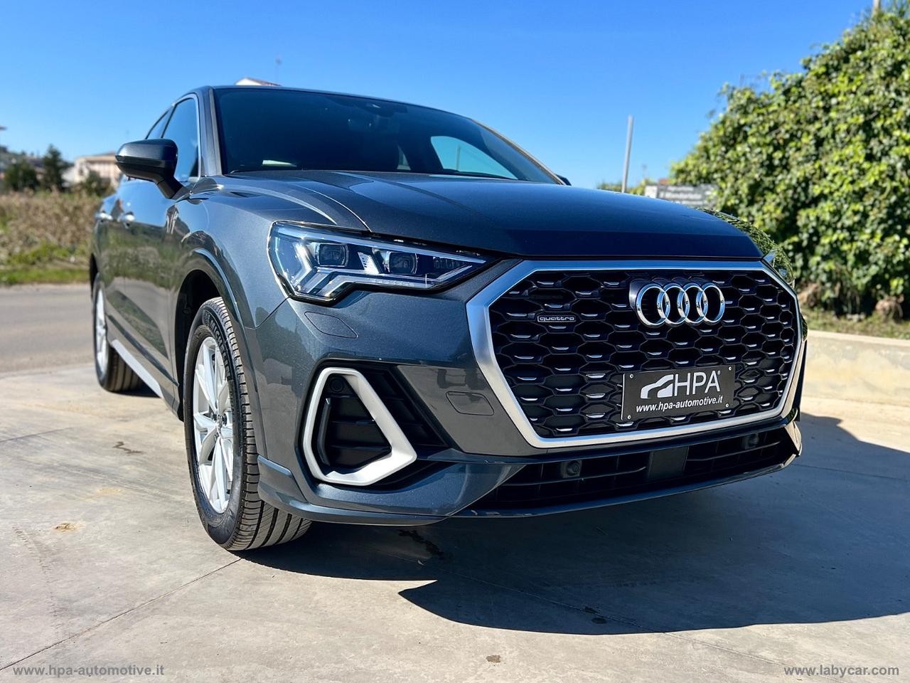 AUDI Q3 SPORTBACK 2.0TDI 200CV S-tronic S-LINE NAVI MATRIX LED PELLE QUATTRO RETROCAMERA