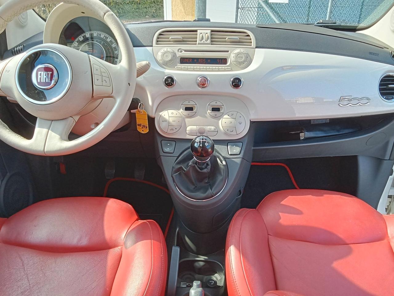 FIAT 500 1.2 LOUNGE PELLE TETTO GARANZIA12/36 l