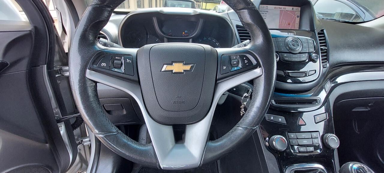 CHEVROLET ORLANDO 2,0 DIESEL 163 CV- 7 POSTI NAVIGATORE TELEFONO SENSORI CRUISE IMPECCABILE