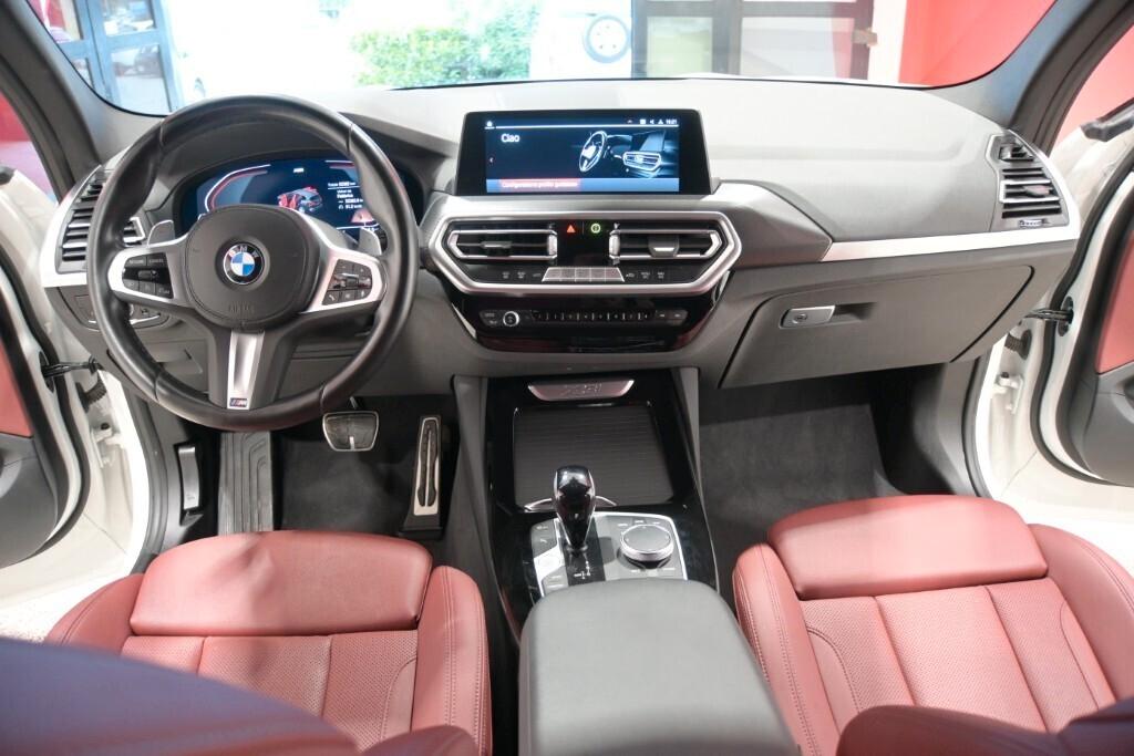 BMW X3 18D 150CV STEPTRONIC 48V S-DRIVE MSPORT ( FARI LED - BMW DIGITAL COCKPIT - PELLE - CLIMA TRIZONA - NAVI - MIRROR - PARK ASSISTANT - TELECAMERA POST. - CERCHI 19 )