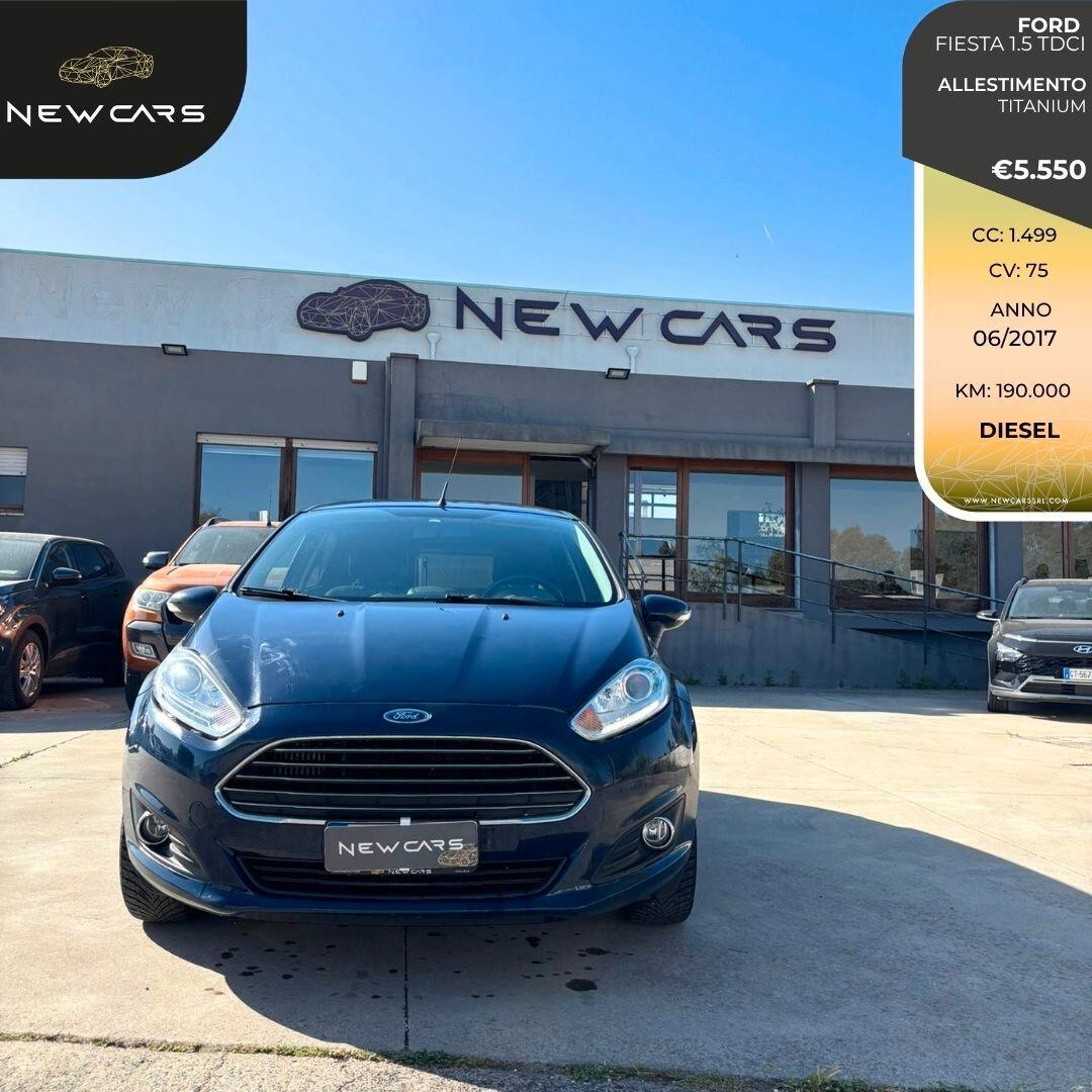 Ford Fiesta 1.5 TDCi 75CV 5 porte Titanium