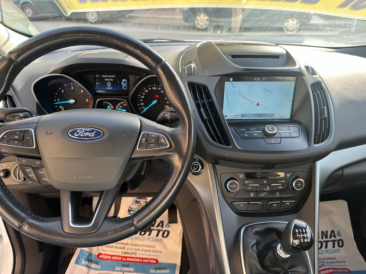 Ford Kuga 2.0 TDCI 150 CV 4WD Titanium 9/2018 KM 254825 CERT 1PROP