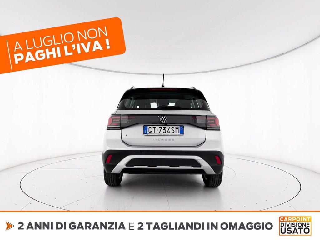 VOLKSWAGEN T-cross 1.0 tsi life 95cv del 2024