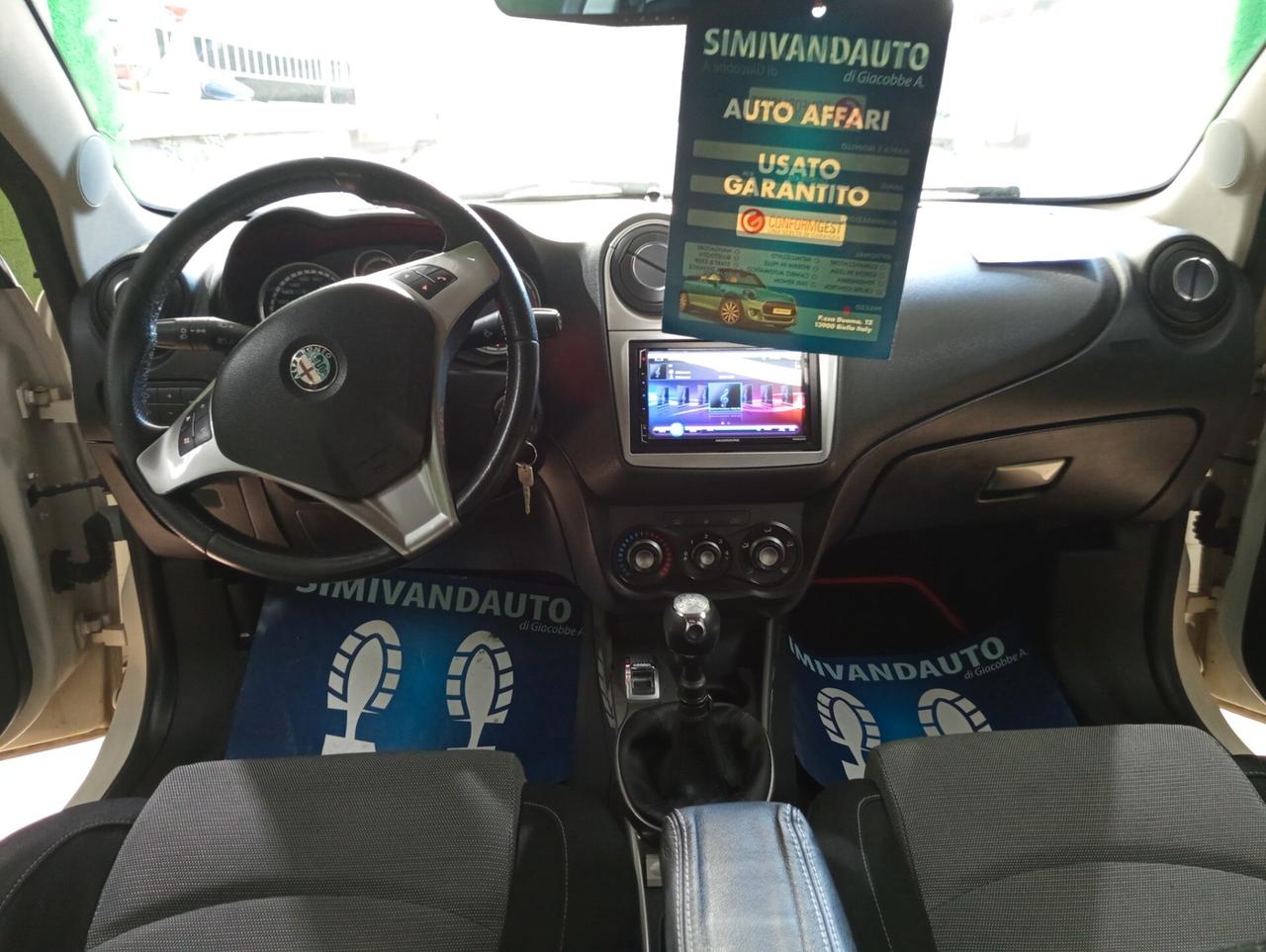 Alfa Romeo MiTo 1.4 78 CV Distinctive Premium Pack prov nord ok neopat