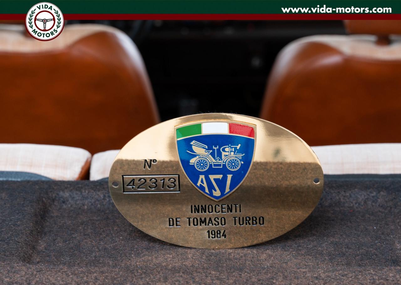 Innocenti Mini Turbo De Tomaso * TARGA ORO * 55.000 KM * TAGLIANDATA