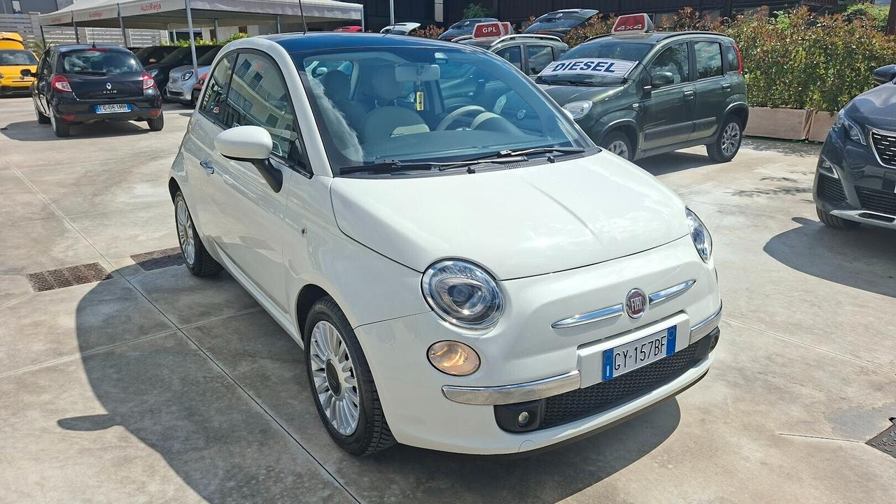 Fiat 500 1.2 Lounge 2015 con tetto panoramico