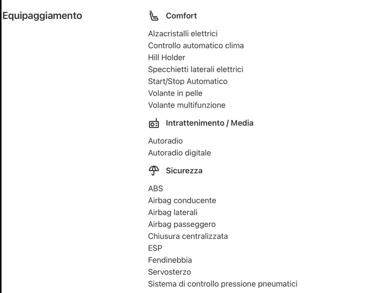 Fiat Panda 1.2 City Cross Si Neopatentati Perfetta