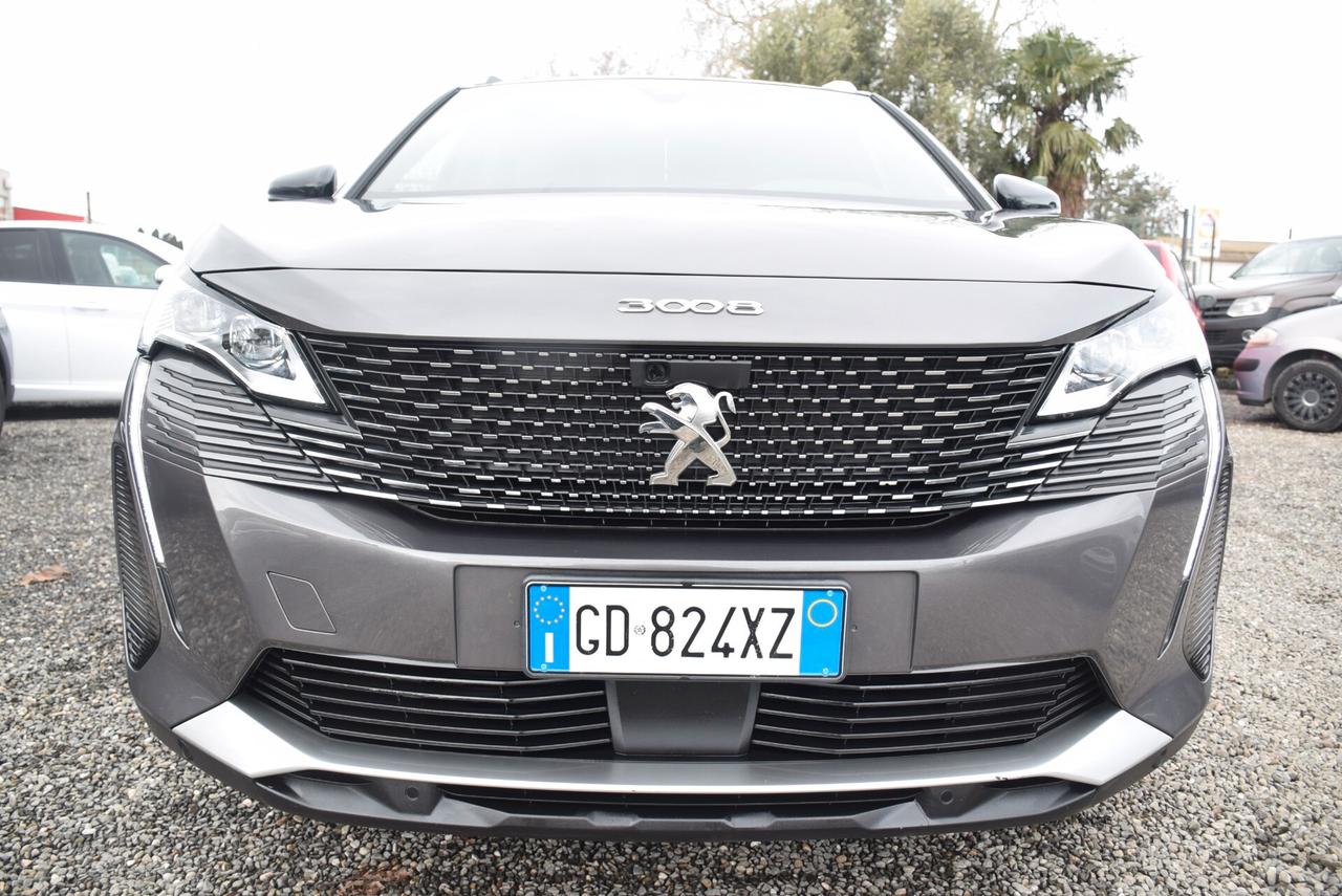 Peugeot 3008 GT LINE - AUTOCARRO 5 POSTI IVA DETRAIBILE 1.5 BlueHDi 130CV EAT8 FULL UNICO PROPRIETARIO