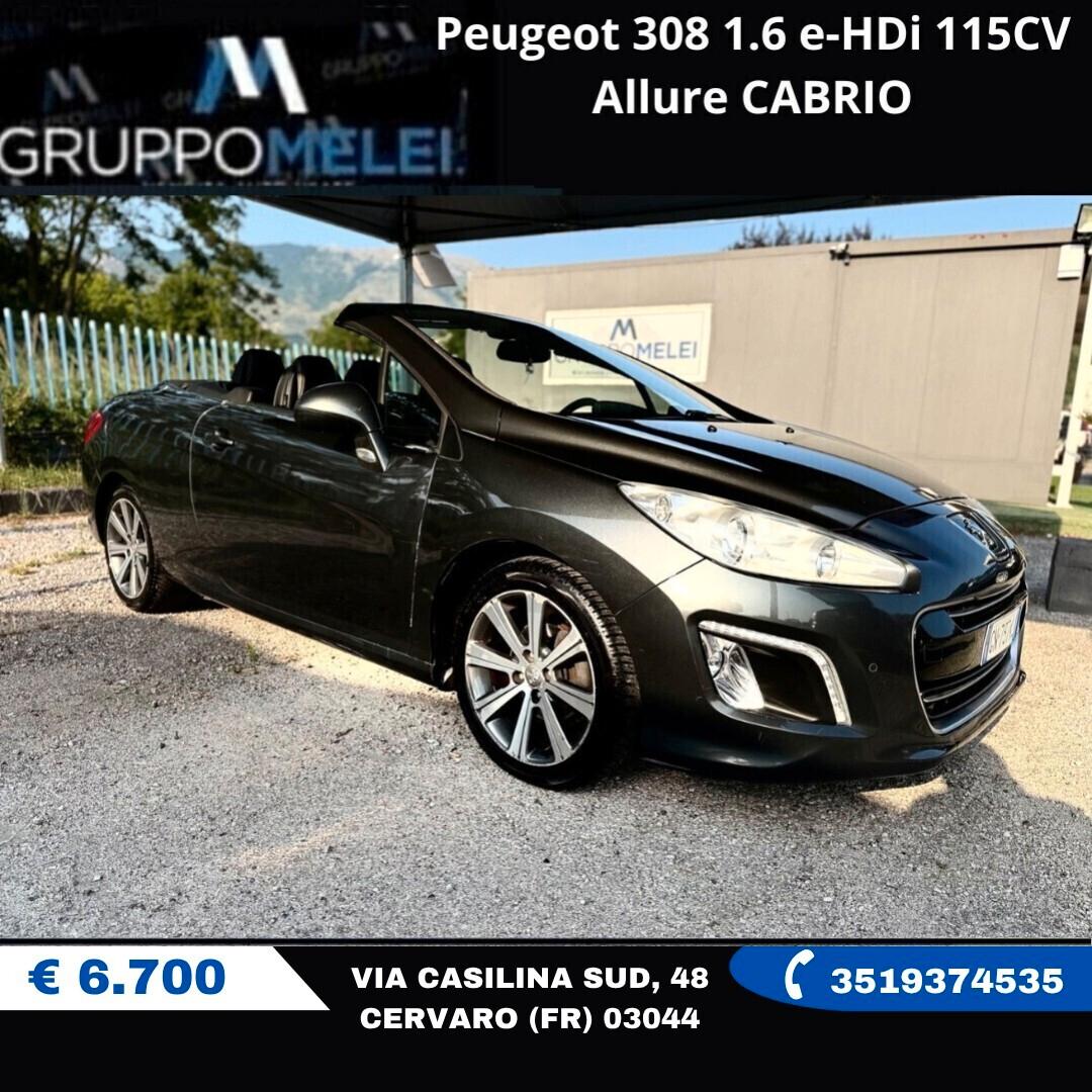 Peugeot 308 1.6 e-HDi 115CV Allure CABRIO