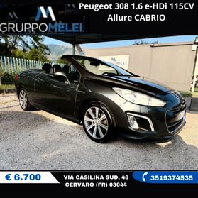 Peugeot 308 1.6 e-HDi 115CV Allure CABRIO