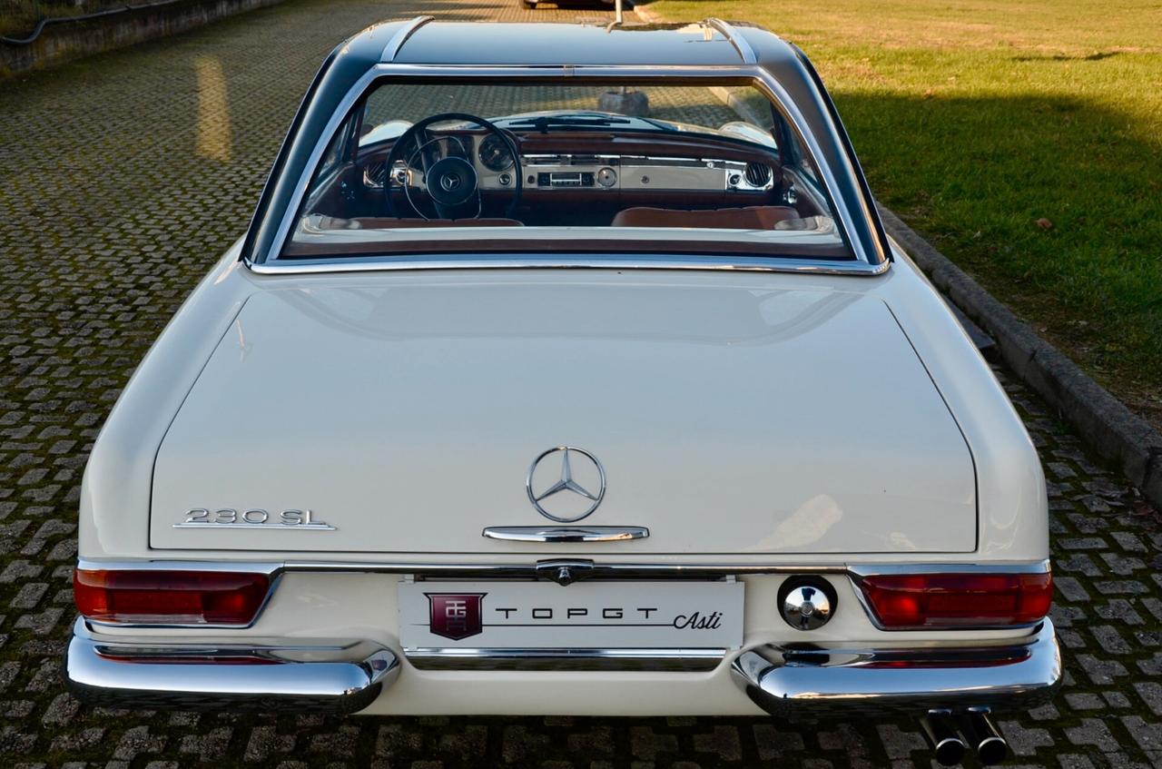 MERCEDES SL 230 PAGODA MANUALE 150cv, ASI ORO, MATCHING NUMBER