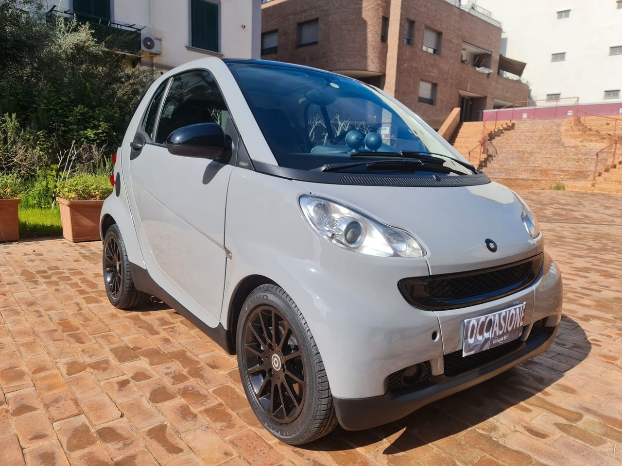 Smart Fortwo 1000 52 Kw Couppassion Colore Speciale Grigio Finanza Cerchi Lega Nero Lucido Tetto Pan