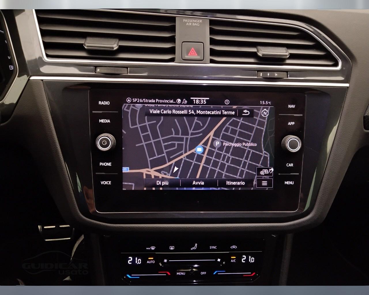 VOLKSWAGEN Tiguan II 2021 - Tiguan 2.0 tdi R-Line 150cv dsg