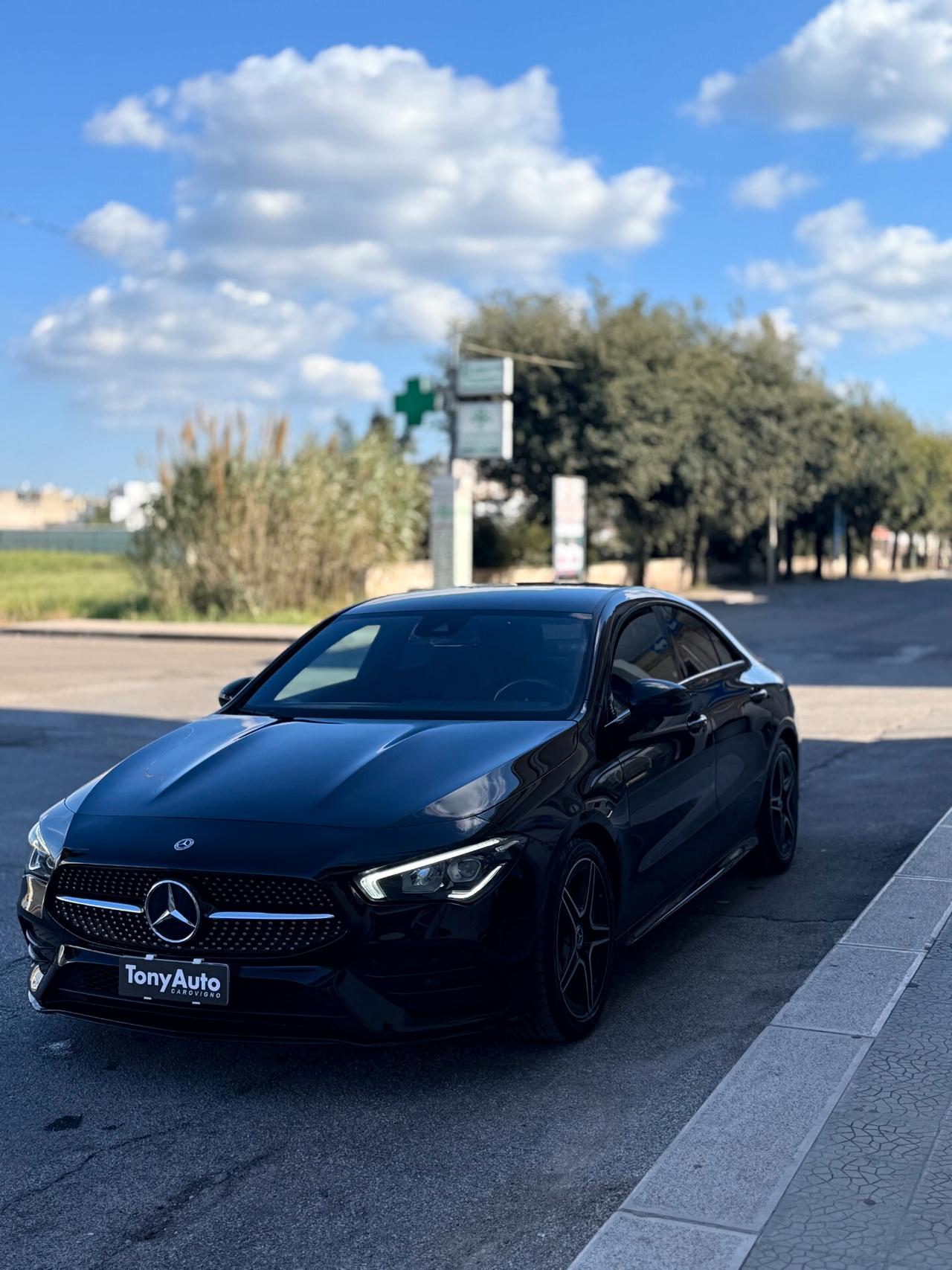 Mercedes-benz CLA 200 Coupe d 150 cv Premium auto AMG CON LUCI SOFFUSE,TELECAMERA,APPLE CARPLAY,VIRTUAL COCKPIT