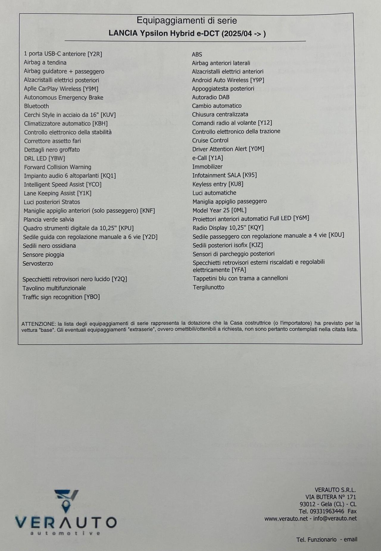 Lancia Ypsilon 1.2 e-dct 110CV OFFERTA T-STOCK PREZZO IMPERDIBILE