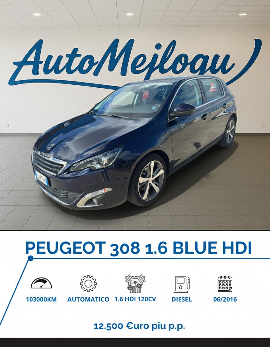Peugeot 308 BlueHDi 120 S&S EAT6 Allure