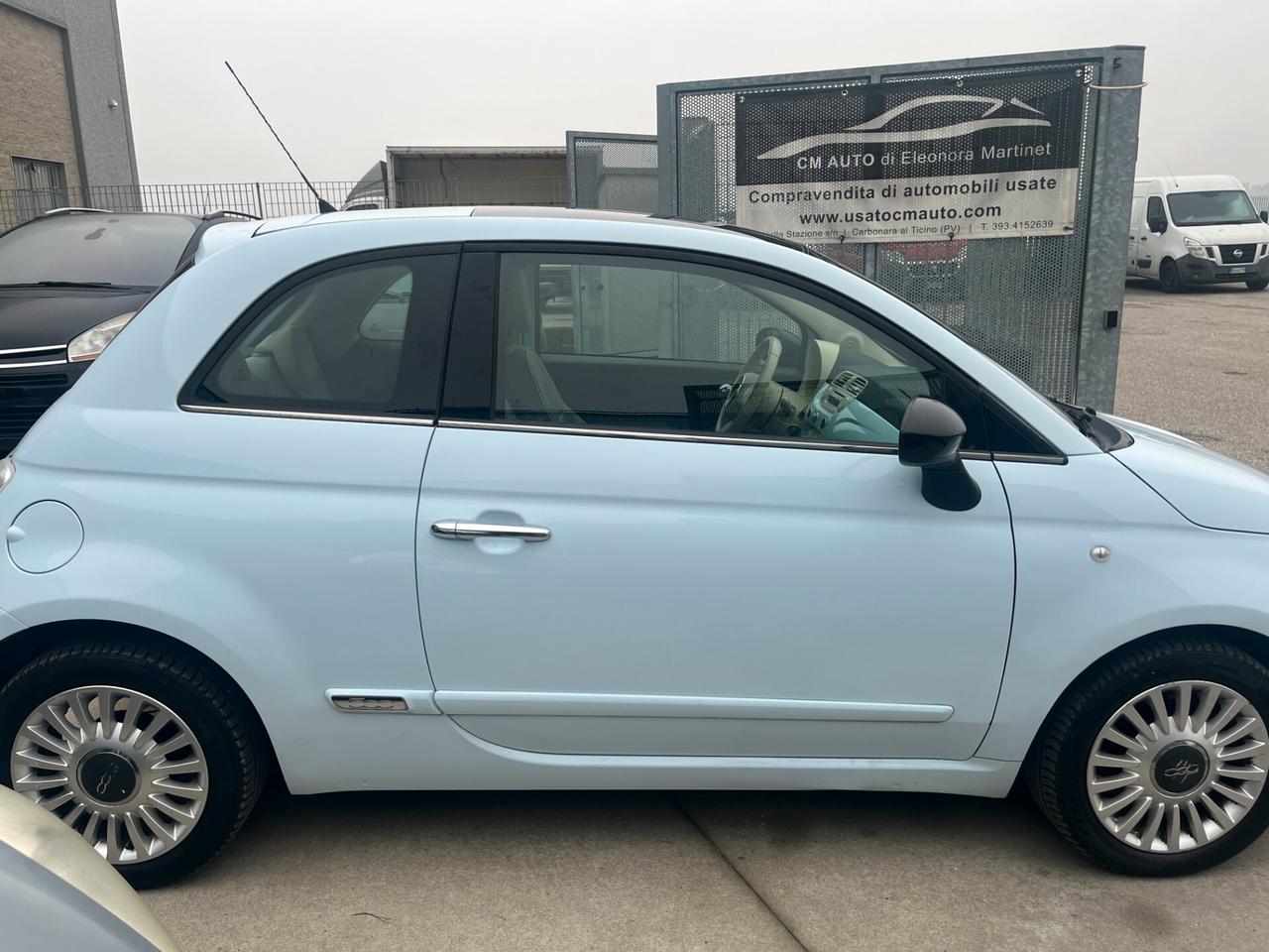 Fiat 500 1.2 Lounge TETTO PANORAMICO, UNICO PROPRIETARIO NEOPATENTATI