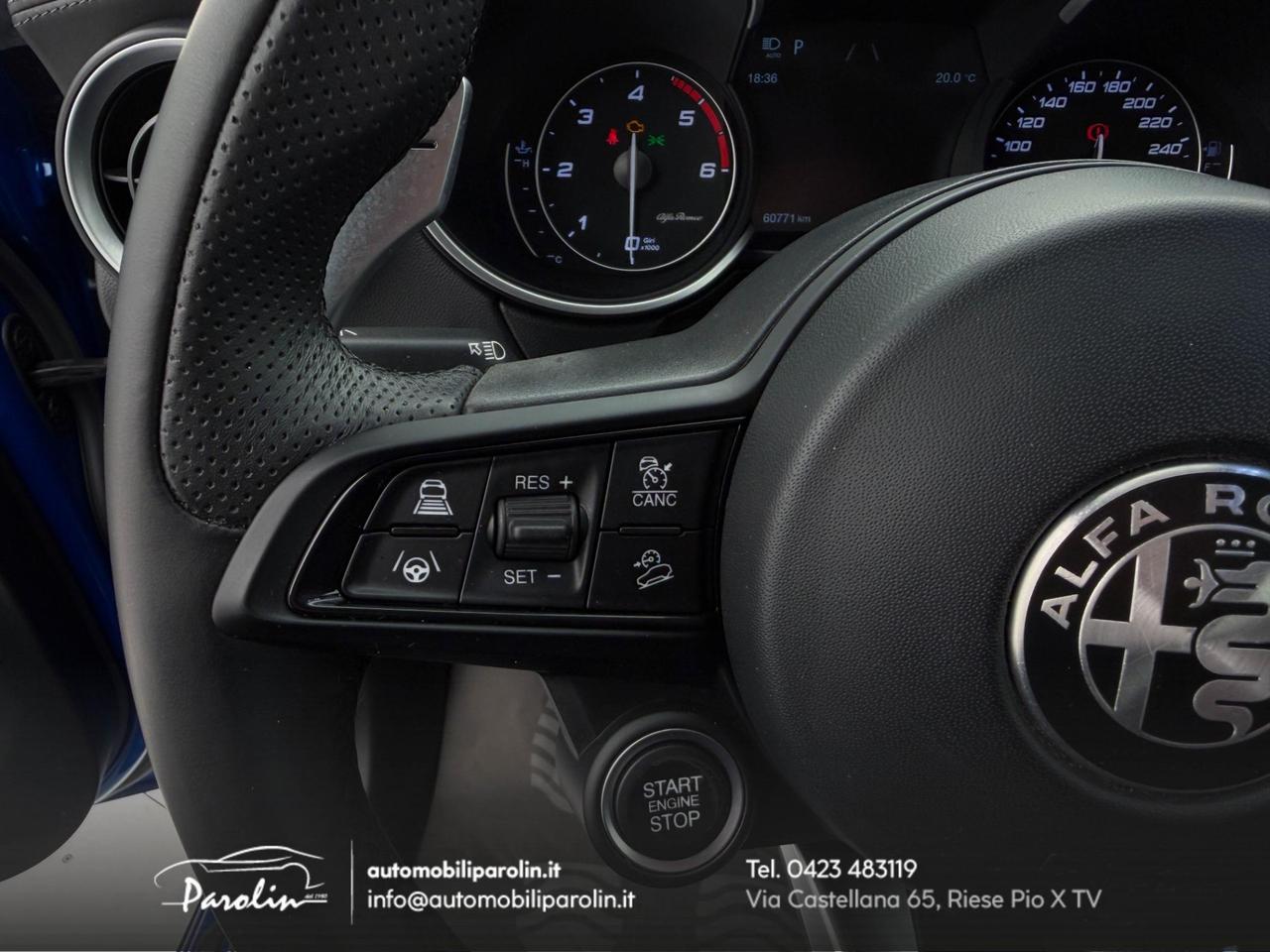 Alfa Romeo Stelvio 2.2 t Veloce Ti Q4 210cv auto Carbon-Black pack