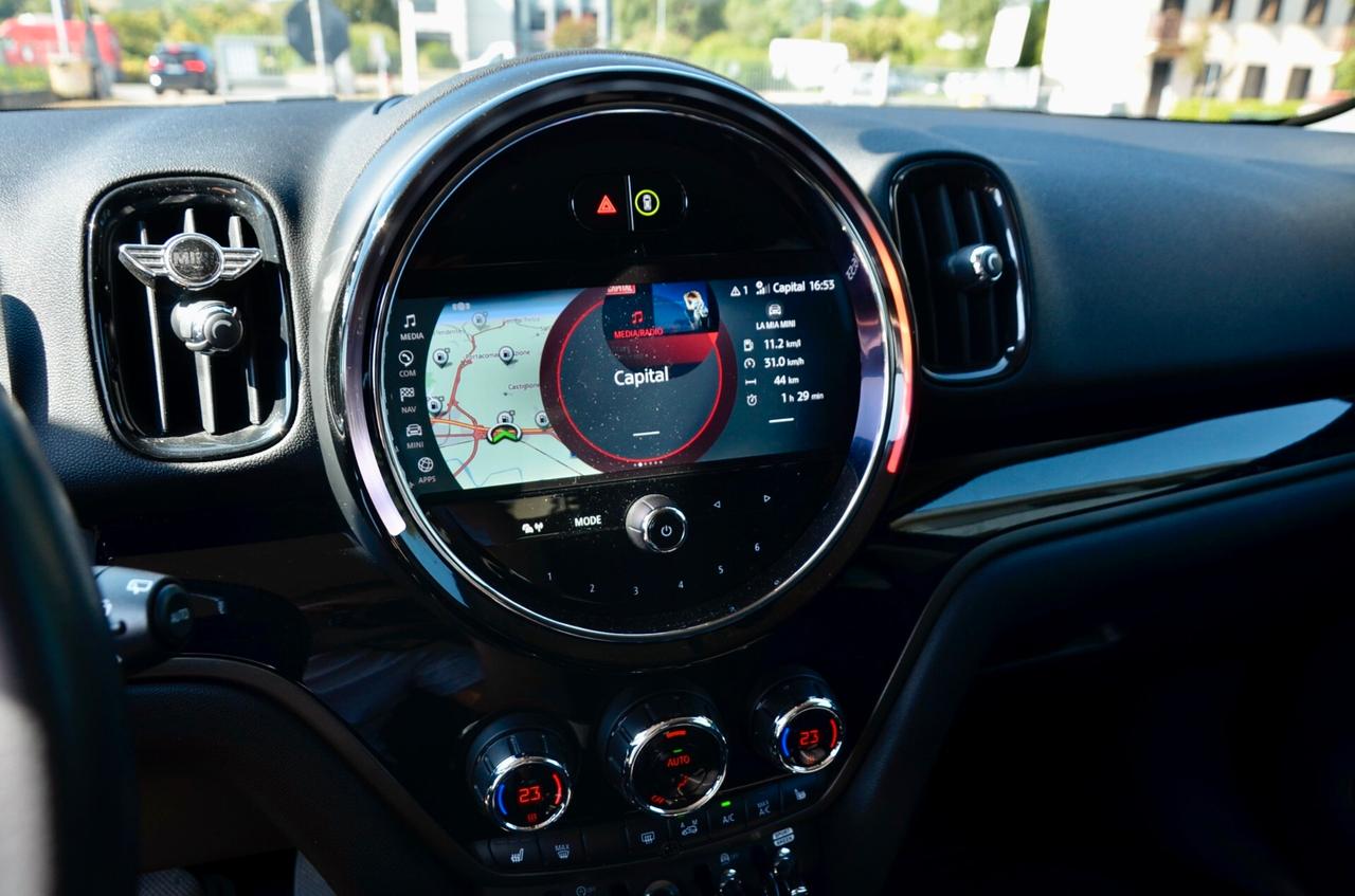 MINI COUNTRYMAN 1.5 COOPER CLASSIC 136cv AUTO GARANZIA UFF MINI 11/2026, UNICOPROPRIETARIO, EURO 6D, UFF ITALIANA, PACCHETTO SERVICE, TOTAL BALCK, RETROCAMERA, PERMUTE