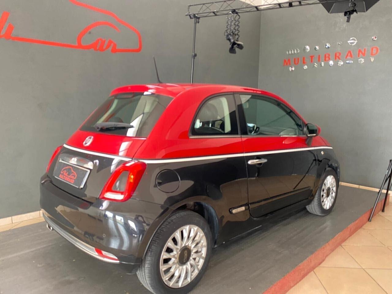 Fiat 500 1.2 Lounge With Black /Red