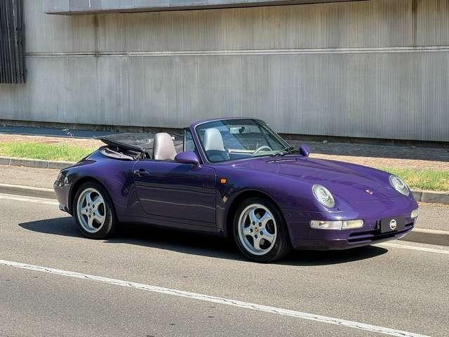 Porsche 993 911 cabriolet carrera 2 amarant violet molto rara