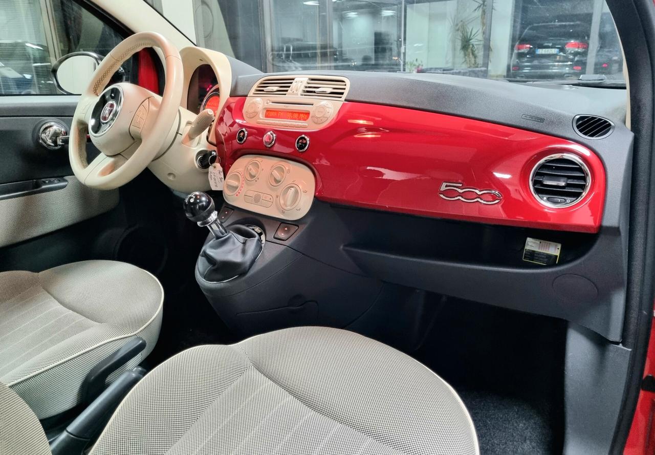 FIAT 500 1.2 BENZINA 69CV LOUNGE OK NEOPATENTATI