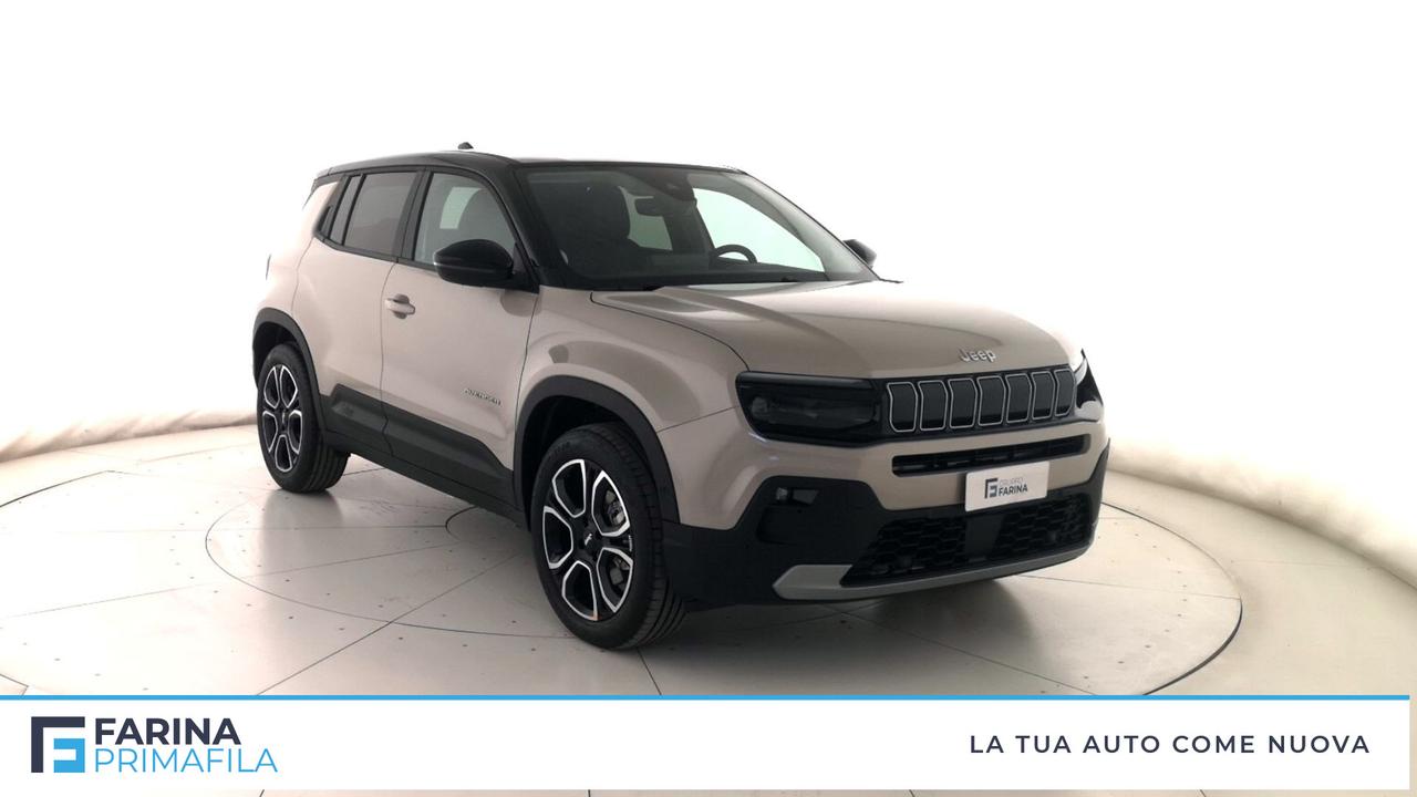 JEEP Avenger 1.2 turbo e-hybrid Summit fwd 100cv edct6