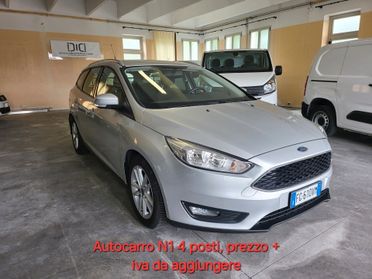Ford Focus 1.5 TDCi 120 CV Start&Stop SW AUTOCARRO N1 4posti