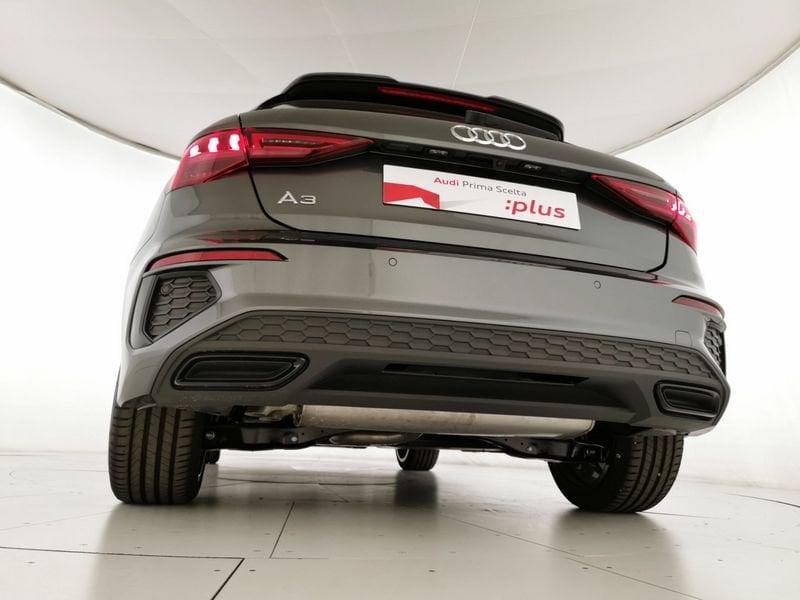 Audi A3 NUOVA SPORTBACK Sportback 40 1.4 tfsi e Identity Black s-tronic