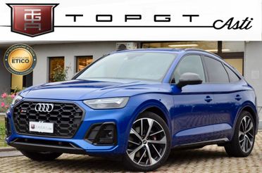 AUDI SQ5 SPORTBACK 3.0 TDI MHEV 48V QUATTRO 341cv TIPTRONIC, SERVICE UFF AUDI, EURO 6D, TETTO, FULL LED, NAVI, RETROCAMERA, PELLE, 21", PERMUTE