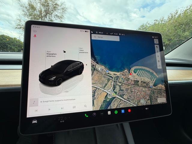 TESLA Model 3 PERFORMANCE NAVI+PELLE+PINZE ROSSE+SPOILER