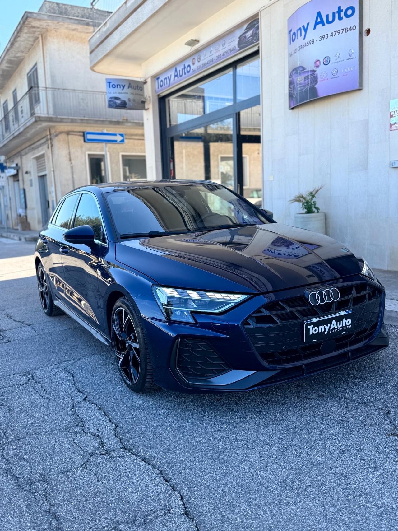 Audi A3 SPB 35 TDI S tronic line edition PACCHETTO LUCI SOFFUSE,APPLE CARPLAY,NAVI,TELECAMERA,FARO MATRIX