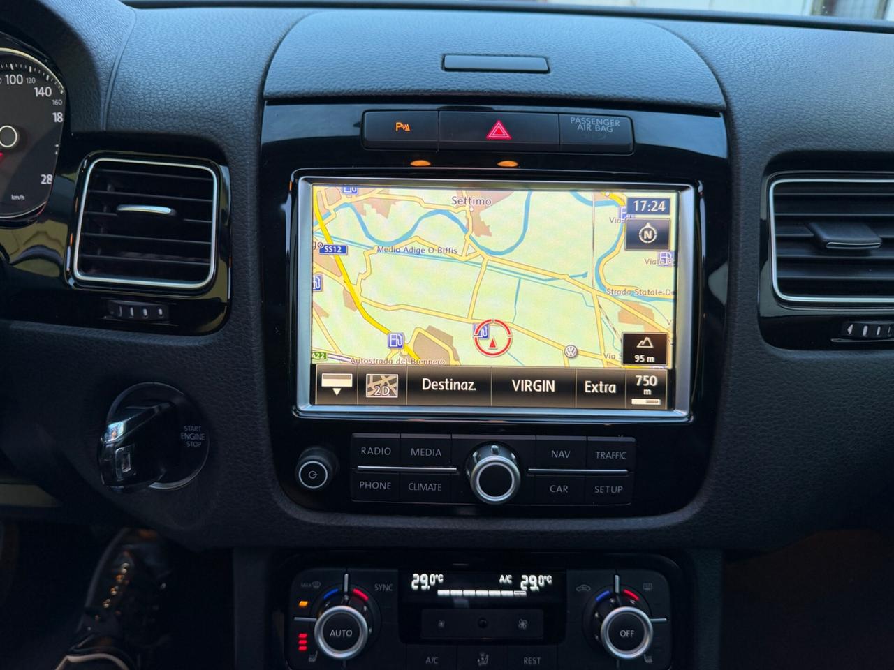 Volkswagen Touareg 3.0 TDI 204 CV tetto Gancio T.