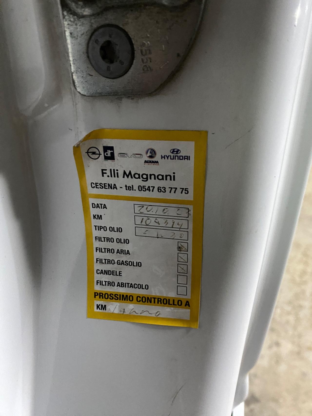 Opel MOVANO ---- TETTO ALTO PASSO MEDIO---- KM CERTIFICATI