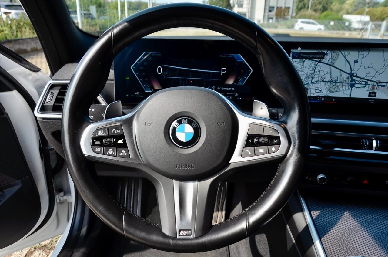 BMW 320d TOURING MILD HYBRID 48V XDRIVE MSPORT 190cv AUTO, IVA ESPOSTA, GARANZIA BMW 7/2027, PACK SERVICE 7/28, FULL LED, RETRO 360°, PERMUTE