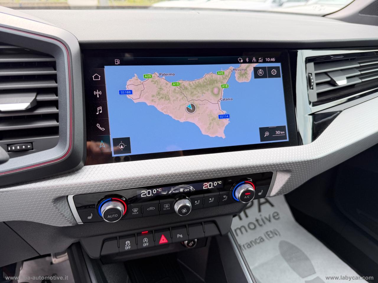 AUDI A1 SPORTBACK 30 TFSI S-line LED NAVI PELLE RETROCAMERA