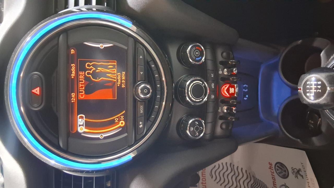 Mini Cooper D 1.5 95cv 5porte anno 2016